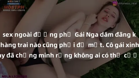 sex ngoài đường phố Gái Nga dâm đãng khiến tim bất cứ chàng trai nào cũng phải đỏ mặt. Cô gái xinh đẹp này đã chứng minh rằng không ai có thể cưỡng lại khi cô làm tình đắm say.